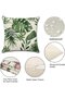 A set of 4 waterproof cushion covers, suitable for both indoor and outdoor use, featuring a tropical plant pattern. - 3