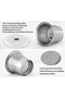 Two reusable coffee capsules with powder filling cups - For coffee machines - Stainless Steel refillable powder cups, metal cup coffee capsules - 3
