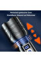 Flashlight, 5000mAh rechargeable camping light, 1500-lumen LED handheld spotlight, 20W dimmable handheld light - 5
