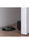 Mechanical floor-standing doorstop, height Adj., For doors w/a gap height of no more than 3/4 inch (approx, 1.9 cm), non-magnetic, black - 5