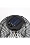 Metal Outdoor Solar Light - Hanging Waterproof Decorative Solar Lantern for Courtyard, Garden, Path & Porch - Warm White Butterfly Net (2-Pack) - 2