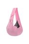 Reversible Dog Handbag Storage Pocket Hands-Free Dog Sling For Small Dogs Cats Travel Safety Chest Harness Pink