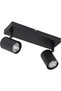 Modern Ceiling Spotlights, Surface Mount Dual Lamps with 260mm Tube Length (Black) for Living Rooms and Bedrooms - 3