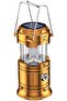 Multi-Function Solar Camping Light - Built-In Battery and Power Bank - Super Bright Portable Emergency Lantern - Black - 5
