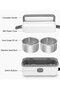 200W 220V Heated Stainless Steel Lunch Box & Thermal Warmer Bag Set - 5
