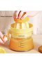 Yellow 500 ml 13x16.5 cm Manual Handheld Citrus Juicer - 3