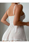 Corset Look Women's Tulle Nightgown Panties Set - 2
