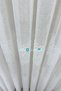 Ecru Linen Textured Tulle Curtain with Bearded Tassels I Heavy Weight I 1/3 Sik Pile I Wrinkle-Free I Does Not Need Ironing I Suitable for Any Room - 4