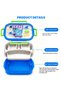 Skate Dino Kids 304 Stainless Steel Lunch Box 550ml, 3‑Compartment Removable Microwave‑Safe Inner Tray, Leak‑Proof Portable Food Container for Boys School Picnic Outdoor - 4