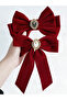 Set of 2 - Red Bow Hair Clip - 6