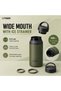 MCZ-S040GZ 400ml Stainless Steel Vacuum Insulated Water Bottle, Leak-Proof Hot & Cold Thermos Flask with Handle, Moss Forest - 5