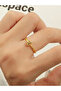 Golden Rose Detail Ring - 3
