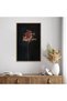 Vintage Moody Floral Botanical Canvas Wall Art Decor With Outer Frame (30x40 cm) - 3