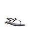 Solid Flat Sandals - 5
