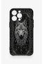 iPhone 13 Pro Max Compatible Ethnic Wolf Pattern Silicone Case - 2