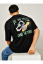 Back Graphic Print Oversized T-Shirt
