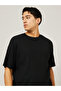 Waffle Knit Oversize Fit T-Shirt