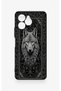 Omix X6 Compatible Ethnic Wolf Patterned Silicone Case - 2