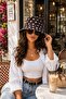 Women's Polka Dot Patterned Trendy Bucket Hat, Summer Bucket Hat, Sun Hat