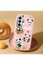 Samsung Galaxy A16 Compatible Case Camera Protector Pink Silicone Couple Phone Case Panda Pattern - 2