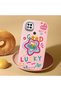 حافظة متوافقة مع هاتف Redmi 9c، حافظة حماية للكاميرا من السيليكون باللون الوردي، حافظة هاتف بنمط قلب - 2