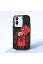 Vivo Y28 Compatible Case Camera Protector Black Silicone Couple Phone Case Girl Patterned