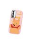 Samsung Galaxy A05S Compatible Case Camera Protector Pink Silicone Couple Phone Case with Bear Pattern - 3