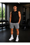 4-Piece Breathable Fabric Fitness Tennis Sports Shorts - 2