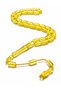 Premium Drop-Imitation Amber Prayer Beads with Lighted Box – 33 Capsule-Cut Gift Prayer Beads Yellow - 2