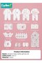 24PCS Newborn Baby Gift Set, Newborn Layette Gift Set for Boys and Girls, Babies Essential Clothes Accessories with Baby Blanket, 100% Premium Cotton, for Spring Summer Autumn Winter Four Seasons - 8