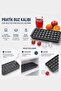 32-Compartment Square Ice Tray with Lid Ice Box Silicone Easy-To-Remove Ice Making Container - 4