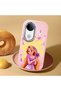 Vivo V50 Compatible Shock-Absorbing Camera Protected Pink Silicone Case - 2