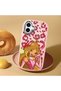 Pink Silicone Case with Shock-Absorbing Camera Protections Compatible with iPhone 16 Plus - 2