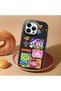 Black Silicone Case with Shock-Absorbing Camera Protections Compatible with iPhone 12/12 Pro - 2