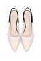 Aura Women's Transparent Open Back Pointed Toe Women's Heeled Shoes 9cm - 4