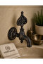 2 Pieces Ottoman Bath Faucet Copper Oxide Color Patterned Heavy Model Kurna Faucet Compatible with All Bathrooms (with Polisher) - 2