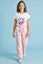Solid Wide Leg Pants with Drawstring Waist - 2