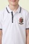Embroidery Print Polo T-Shirt with Short Sleeves - 5