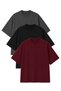 Men's 3!Ü Oversize 100% Cotton Plain T-Shirt