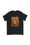 Men's Yoga Theme Frog Pose Printed T-Shirt 100% Cotton Relaxed Fit Casual Wear Modern Stylish Elegant - 2