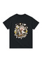 Men's Knight Monkey Printed T-Shirt Banana Lightning Adventure Themed Relaxed Fit Casual Wear Modern Stylish - 2
