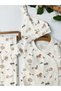 Cute Animals Printed Blanket 4-Piece Hospital Discharge Set - 2