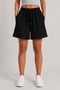 3-Pack Trendy Women's Shorts Offering All-Day Comfort Premium Cotton Shorts Seasonal Black-Grey-Navy Blue - 5