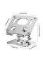 iPad Stand 360° Rotatable Metal Tablet & Phone Stand for Desk | Adjustable Foldable Mount Compatible with iPad Pro/Air/Mini, Galaxy Tab, iPad 12.9, Drawing Set (Silver)