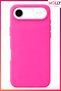 Neon Pink Liquid Inside Velvet Matte Silicone Case for iPhone 17 Air