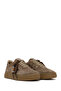 Women's Beige Lace-Up Thick Soled Charmlı Suede Leather Sneaker Af450016Ds - 2