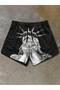 Unisex Oversize Relaxed Fit Special Design Printed Shorts