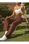 Women's High Waist Wide Leg Diver Pants with Pockets - 4