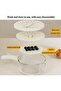 2-in-1 Multifunctional Drain Basket with Lid (White) - 3