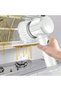 Electric cleaning brush with 5 brush heads for cleaning kitchen, bathroom, and windows. - 4